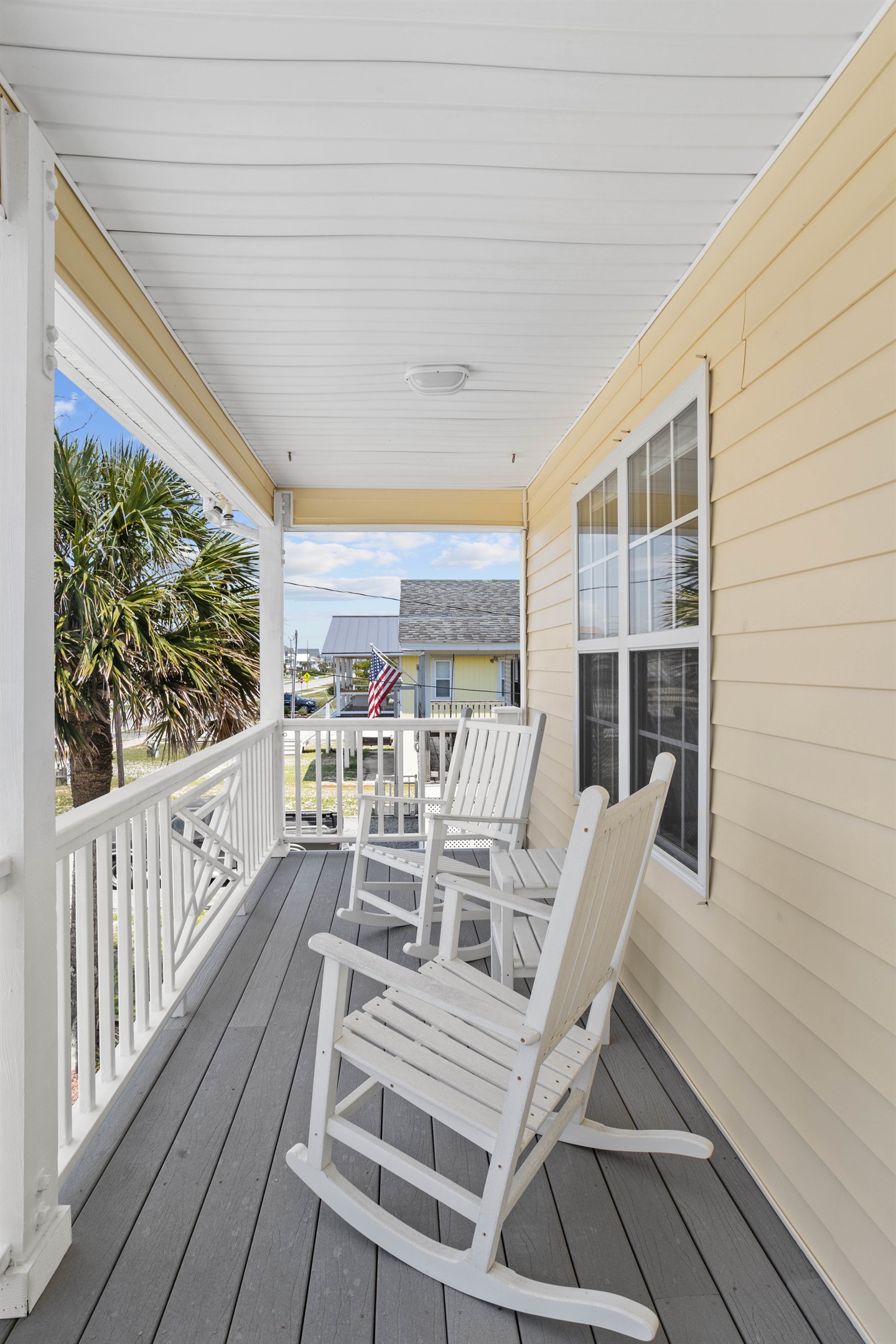 Front Porch Rockers with Incredible Sunset Views