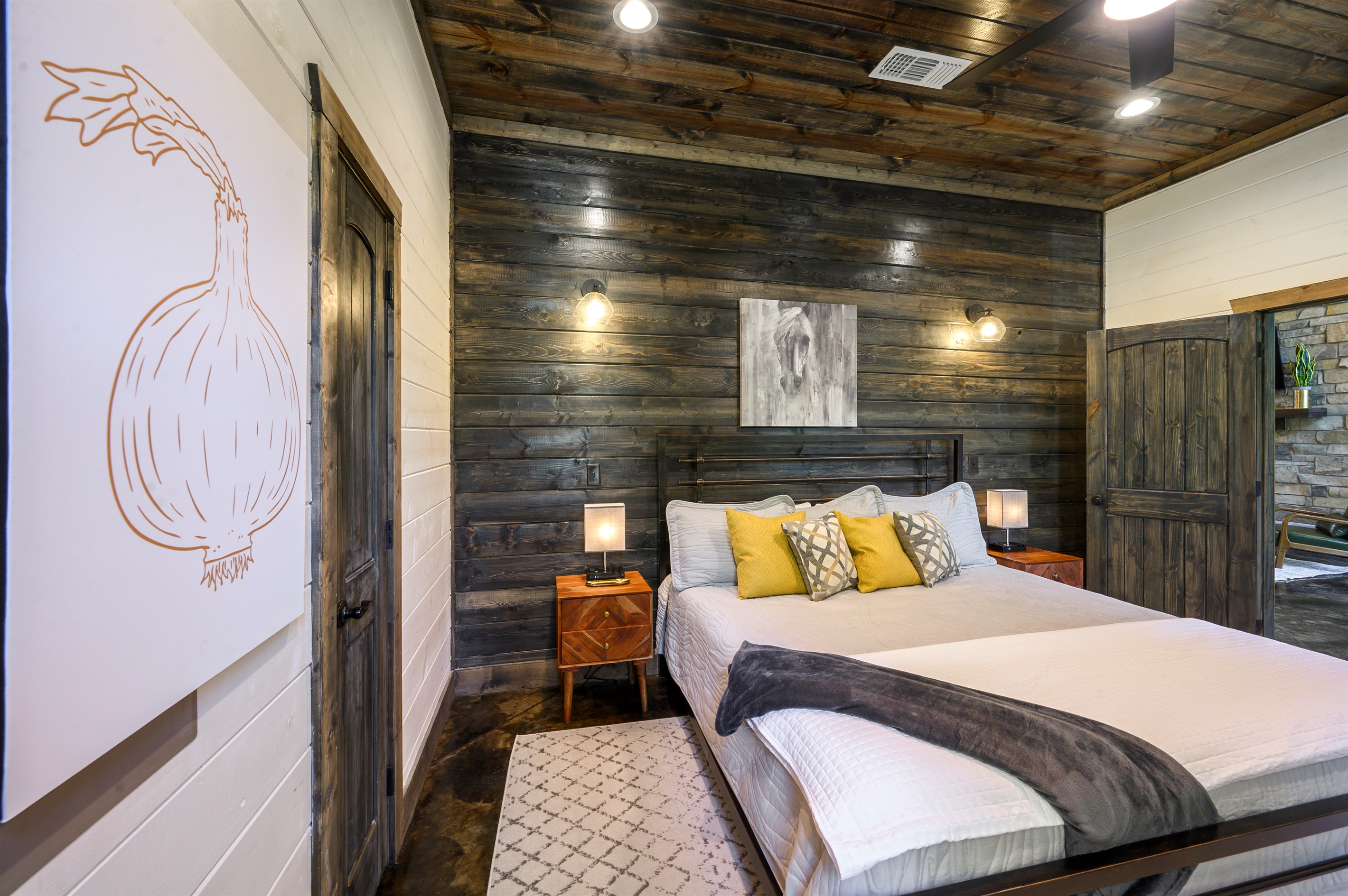 Spacious king bedroom designed for comfort and relaxation