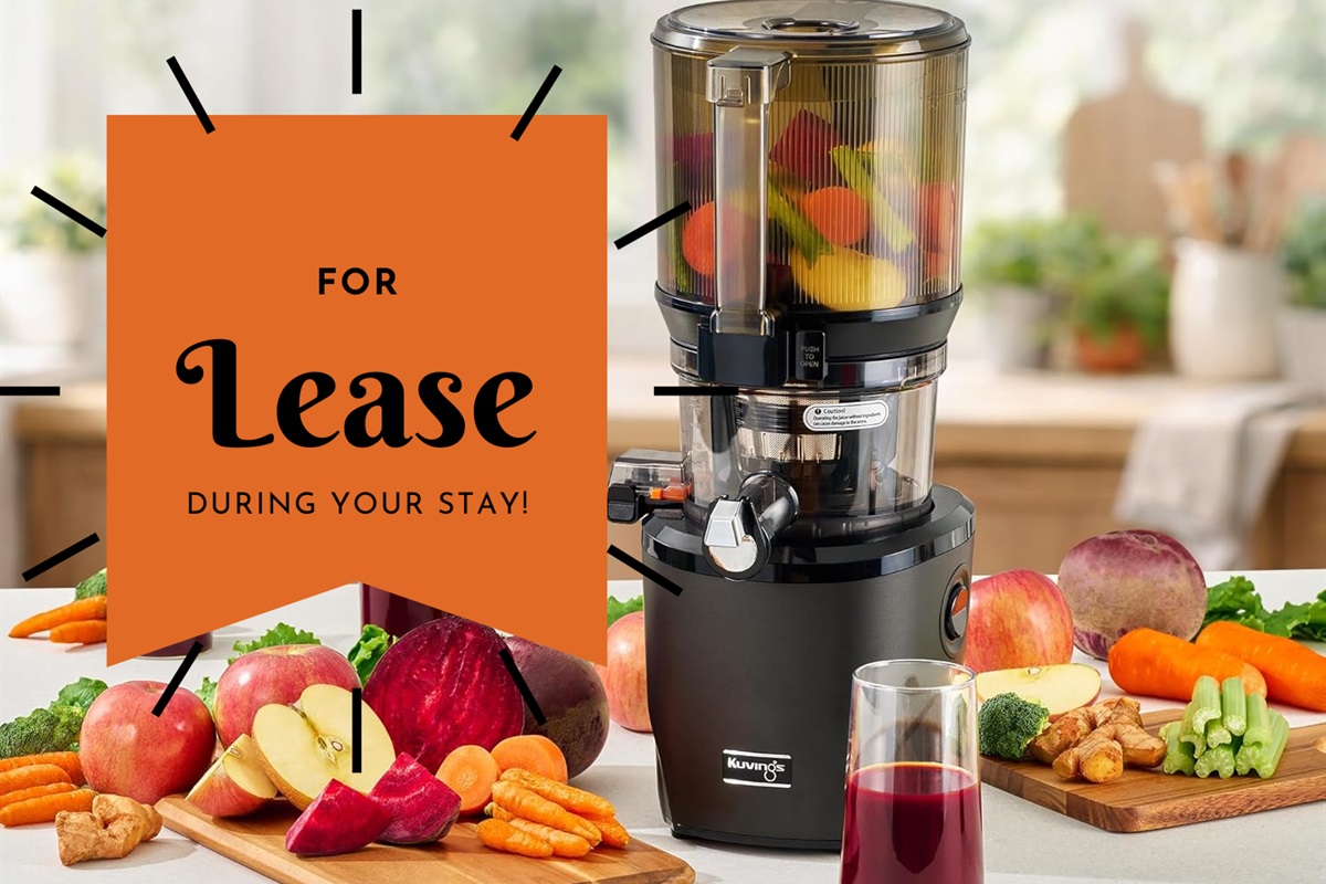 Wake up in the Smokies with fresh, cold-pressed juice at the touch of a button