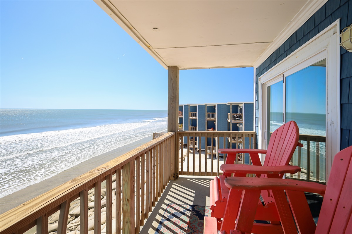 Balcony view on a sunny day!