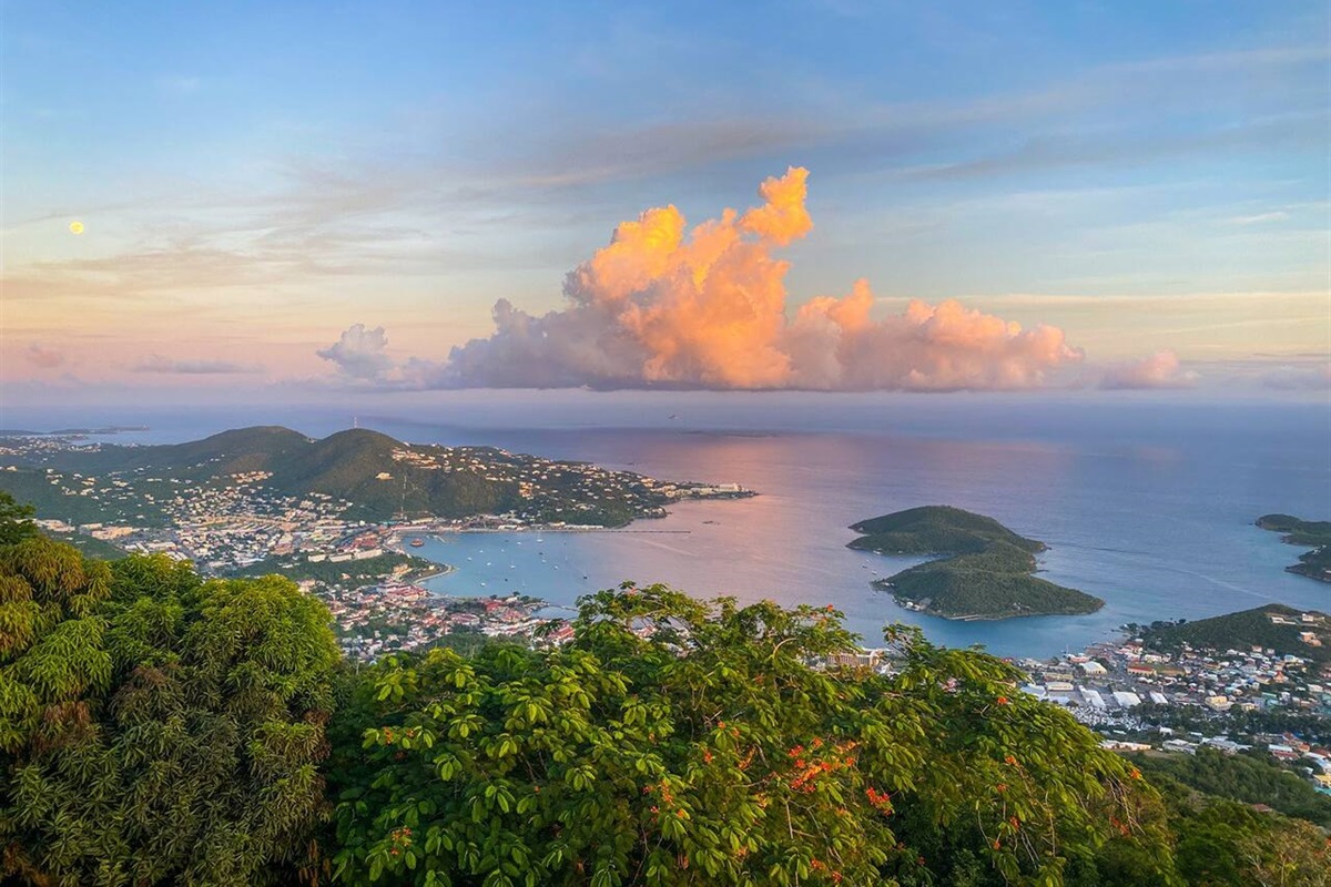 Stunning panoramic views from the private balcony