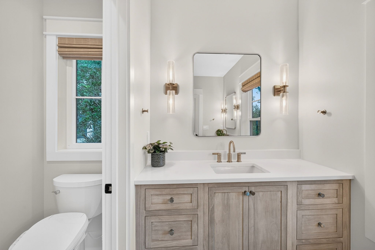 Bathroom 2: King Ensuite | Tahanan Palms | 3 38th Ave | IOP Escapes
