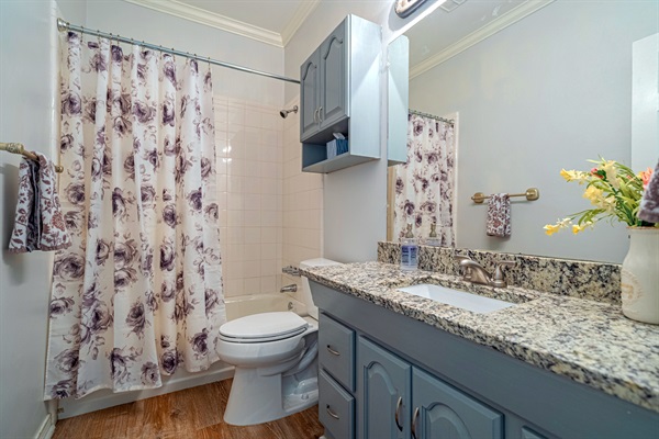 Farmhouse full bathroom - downstairs