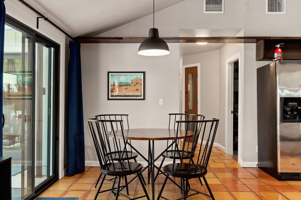 Open concept layout that blends living and dining for easy entertaining and relaxed gatherings.