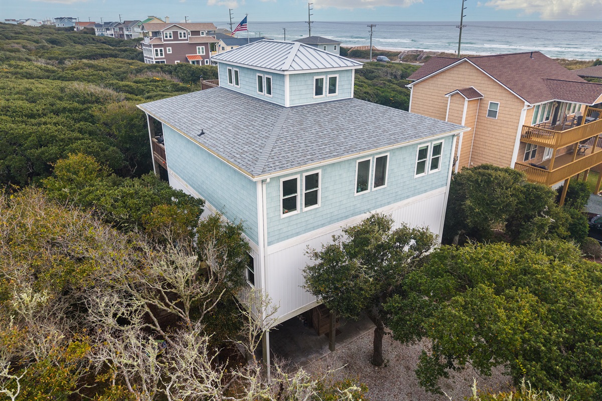 A look from above at the peaceful escape that awaits you.