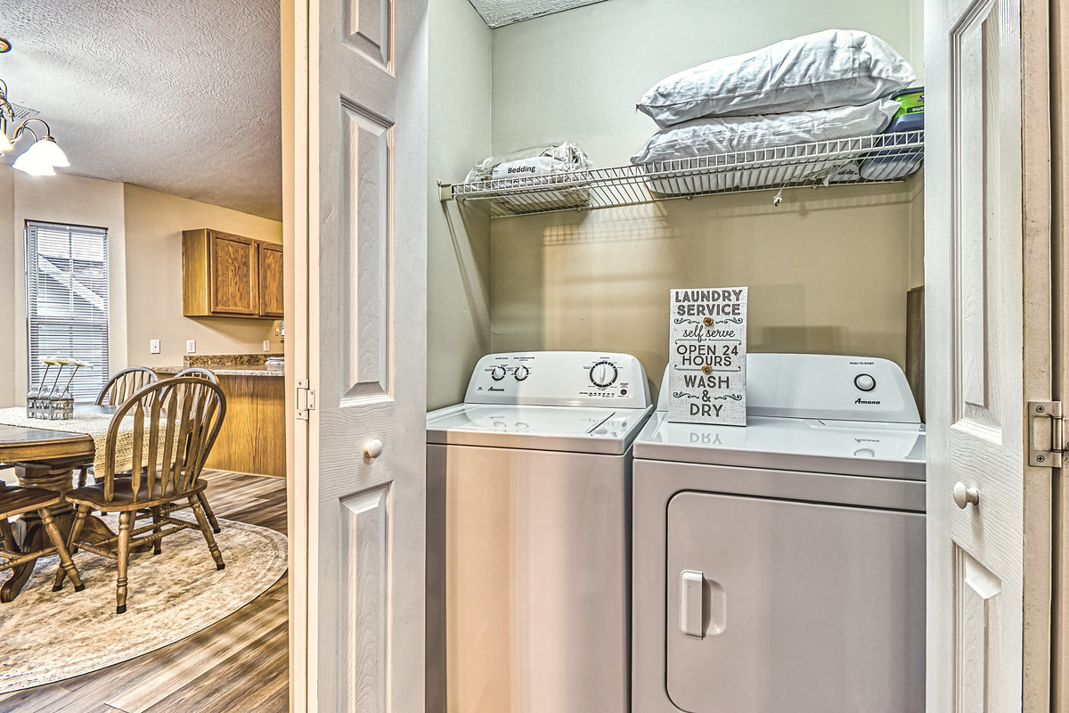 Free washer and dryer to use