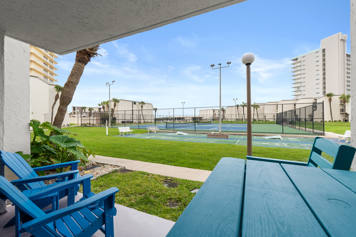 Outside Patio with Outdoor Seating