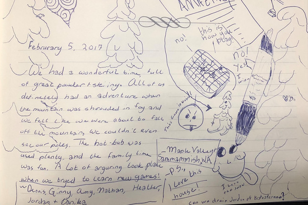 GUEST BOOK ENTRIES
