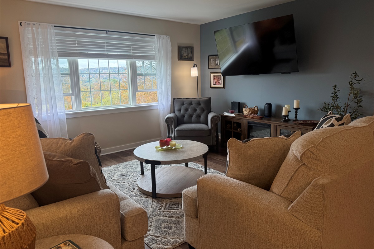 Comfy living room with SmartTV