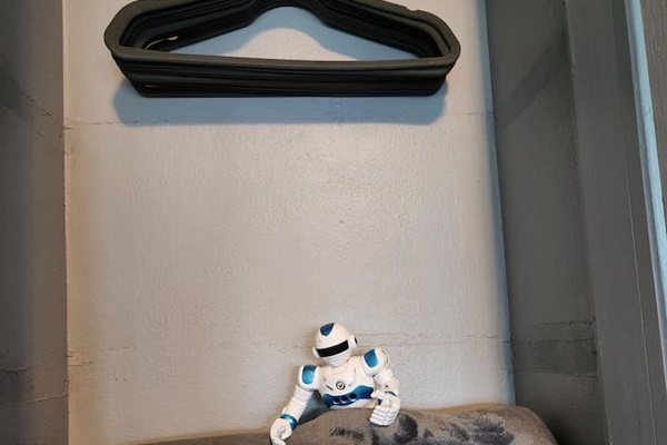 Lots of storage and soft bedding. 