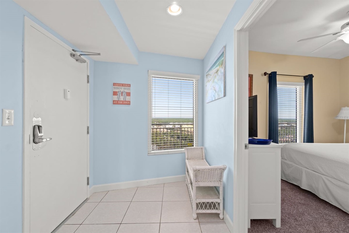 Large open entrance area