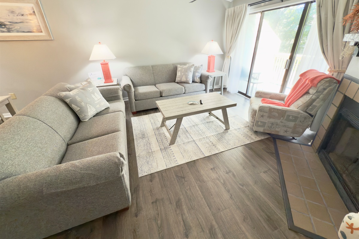 Living Room With Sofa Bed