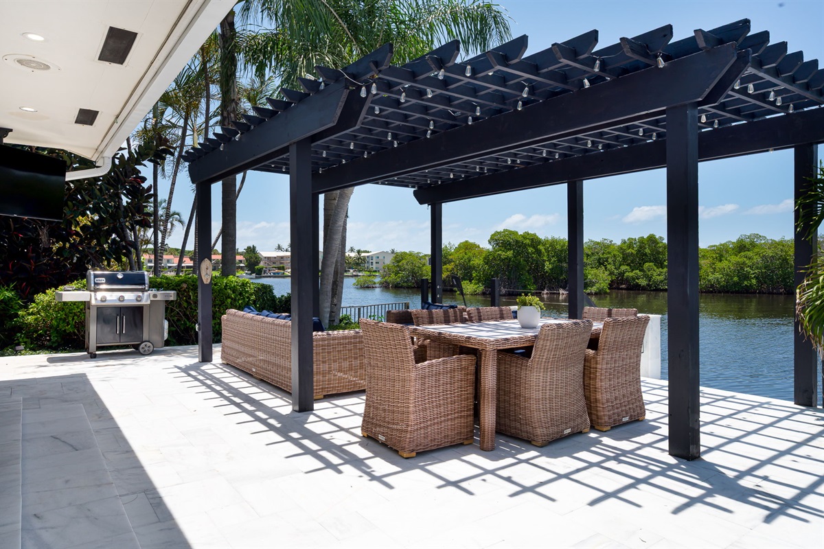 Sunset seating never looked so good.