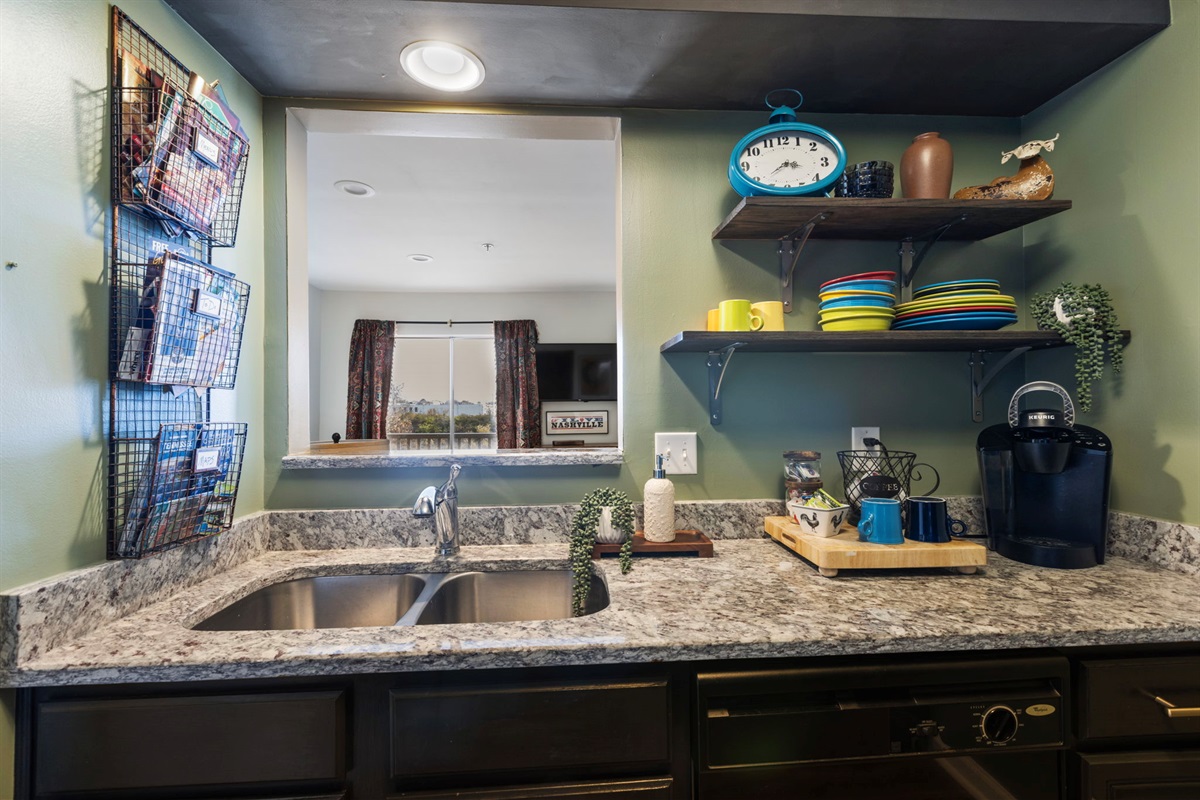 All the comforts of home in this kitchen