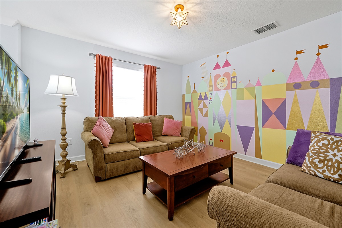 Second floor Loft with Smart TV, Sofa Bed, Children’s Books and Board Games
