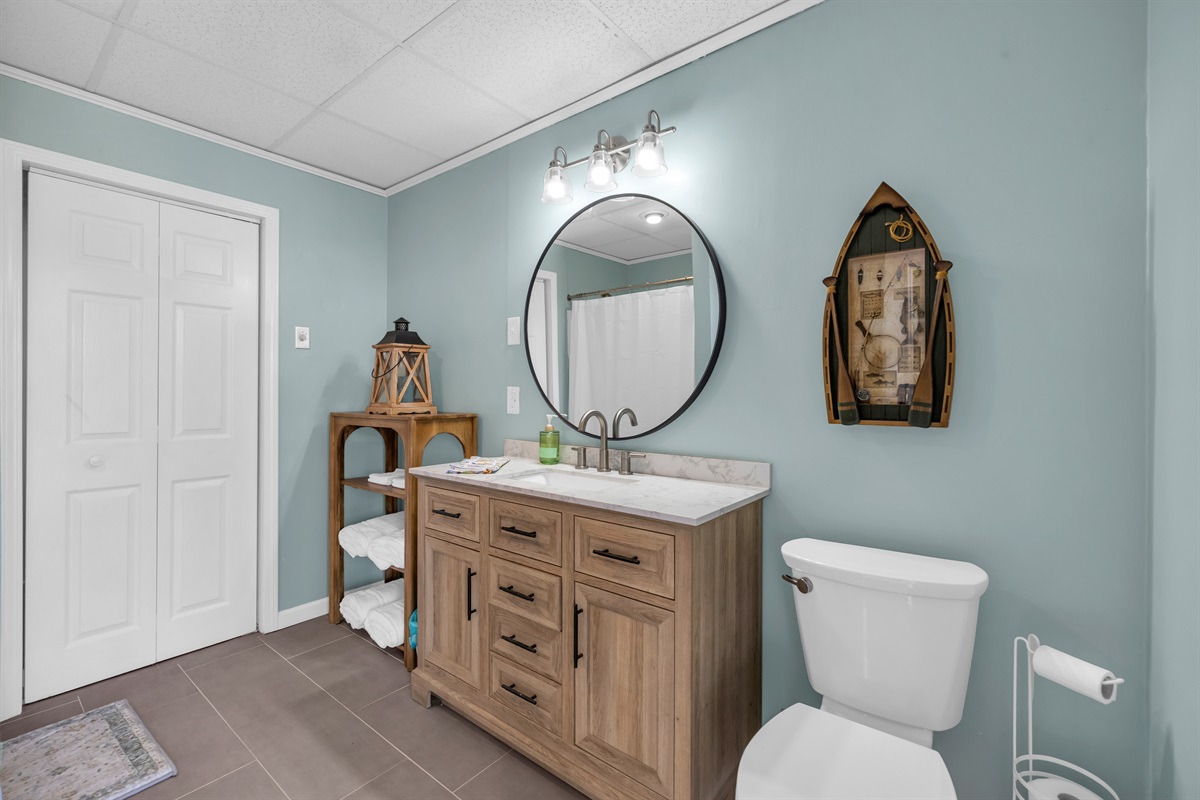 Full Bath Downstairs 