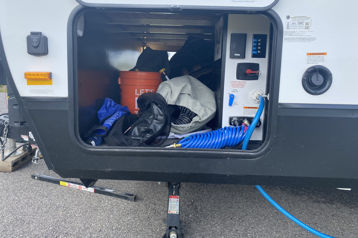 Large through space for extra storage