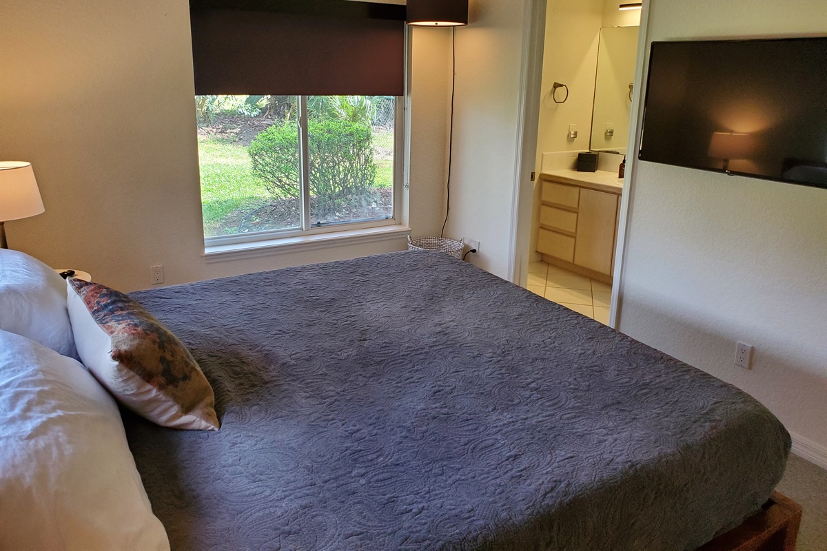 2nd King bedroom with private bath and TV