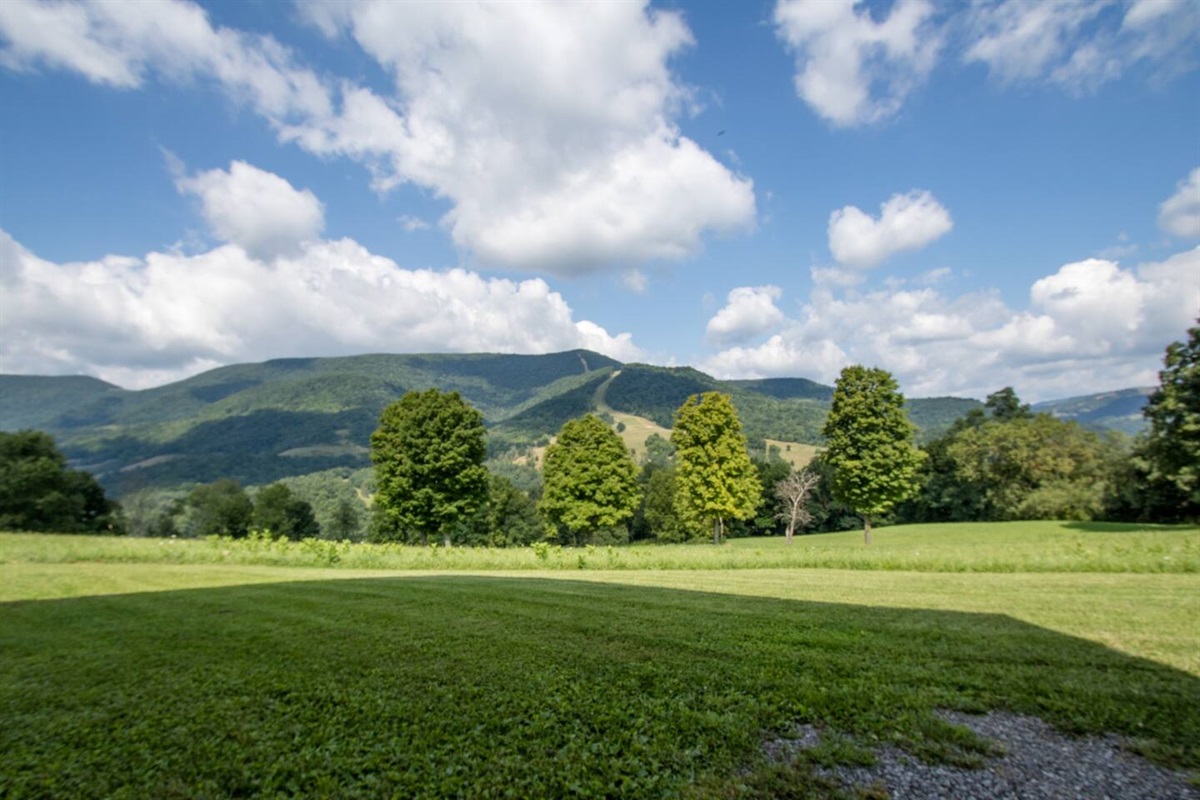 Summer mountain view straight out from your patio!!! (: 