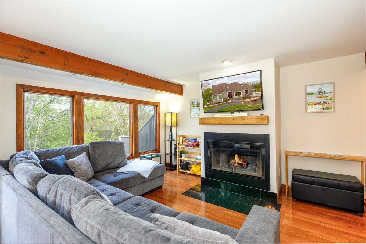 Relax with a book or enjoy the seasonal views of Lake Galena