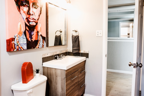 Enjoy a worry-free stay with our full bathroom