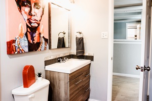 Enjoy a worry-free stay with our full bathroom