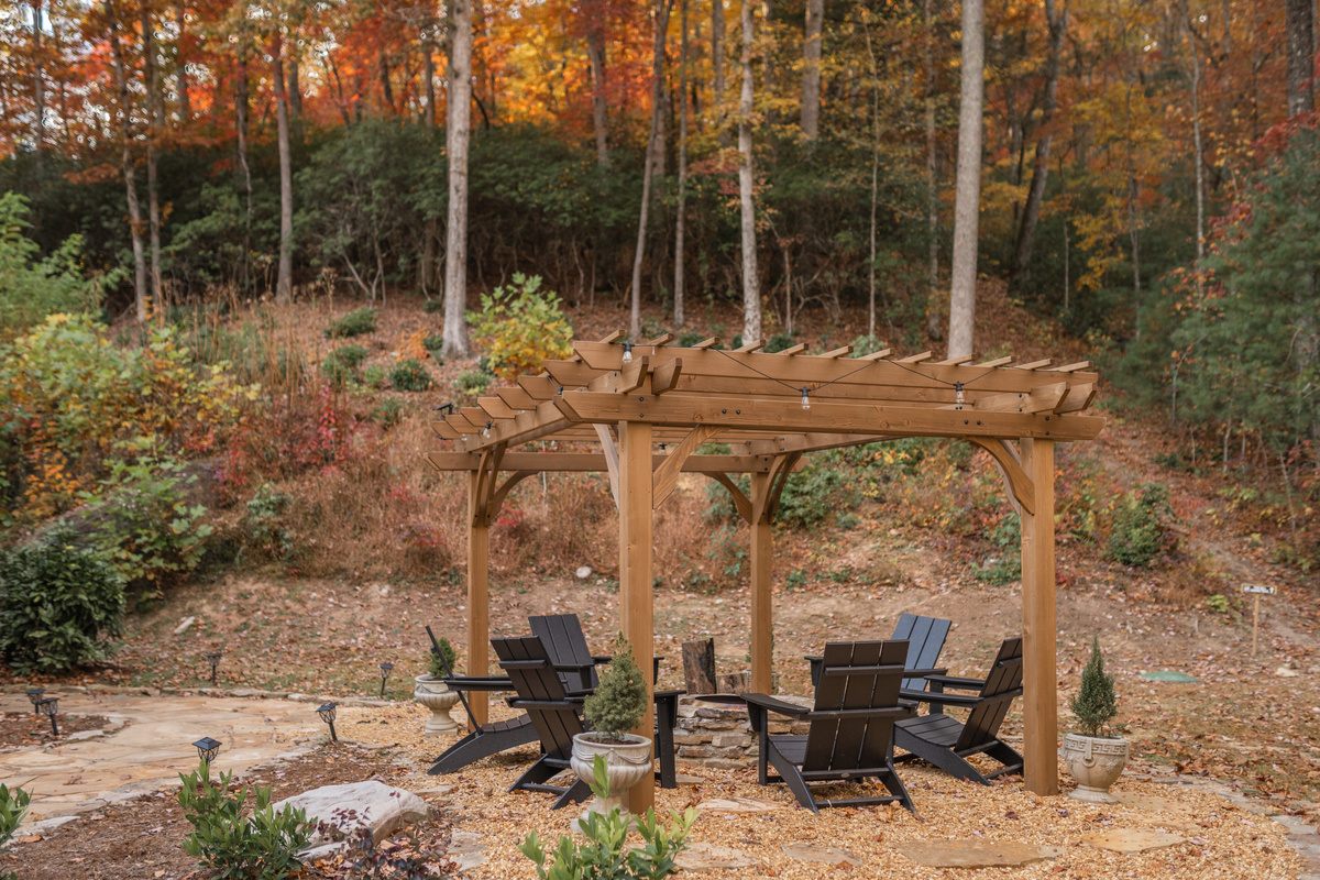 Fall views from our fire pit