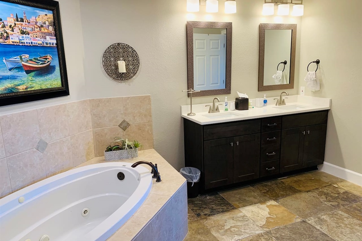 Double Vanity in Master Bath
