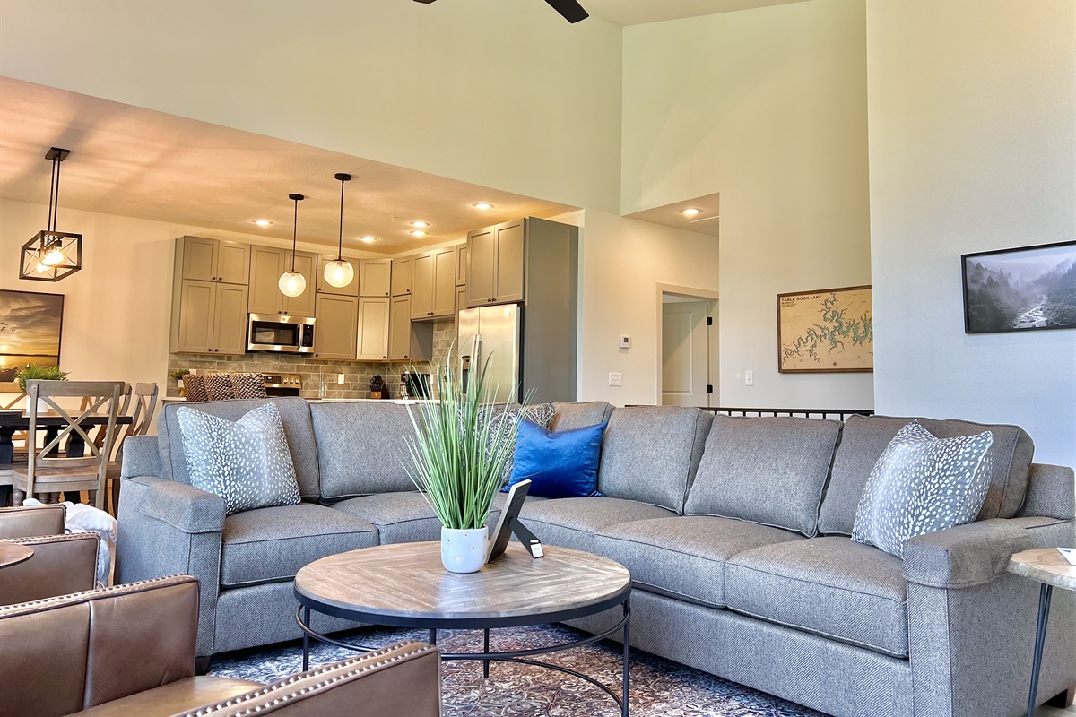 Open and bright living areas