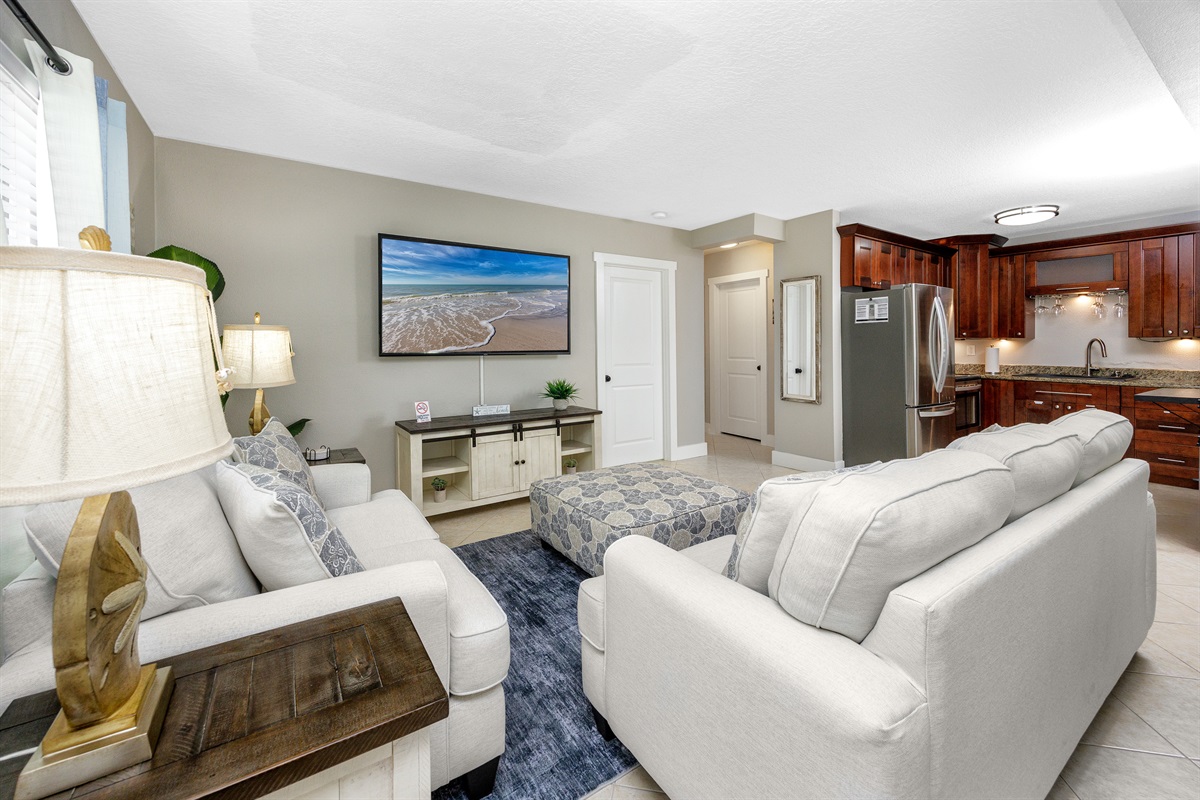 Open Floor Plan with a few private areas