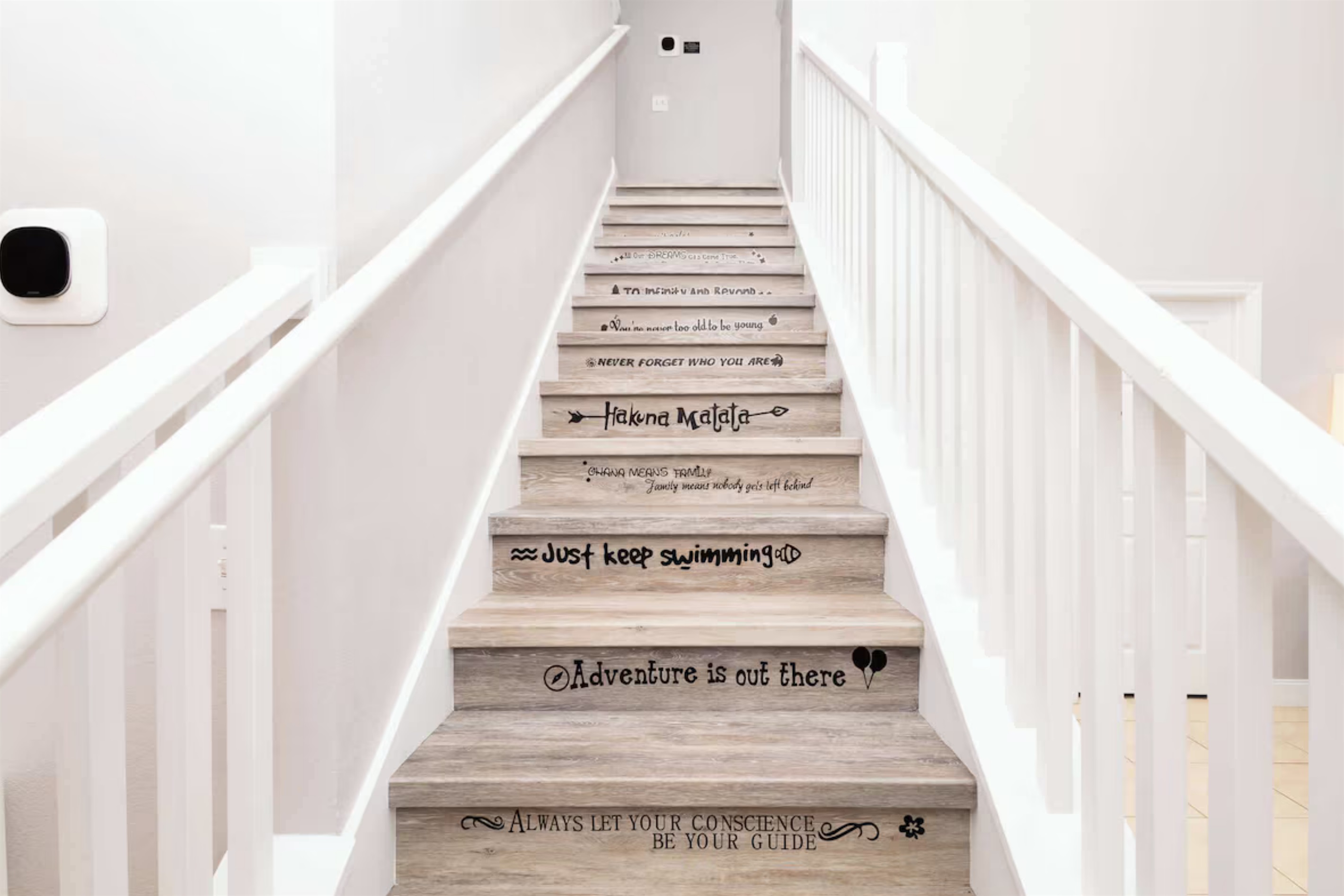 Elegant staircase adding charm and flow to the home’s design.