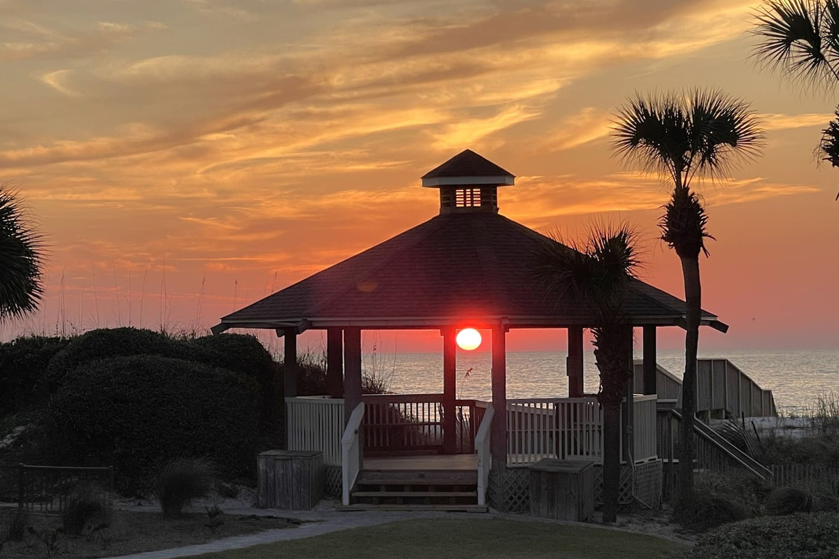 End every night like this &mdash; your Polywood chairs facing open water, sky doing something different, nobody rushing you off the deck.