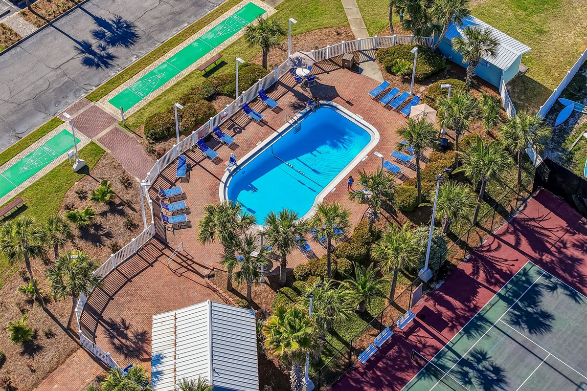 One of Pinnacle Port Resort's pools
