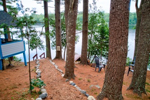 Common Areas" path that leads to the lake"