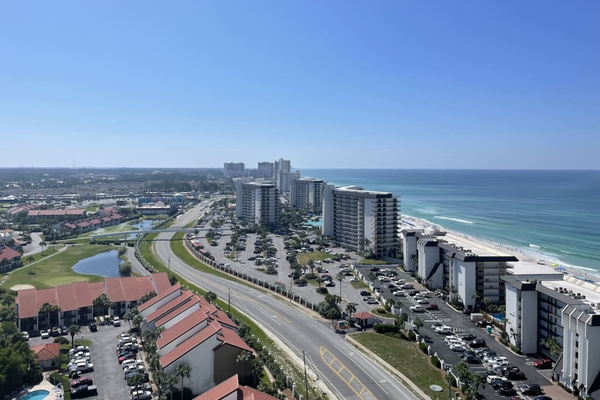 Daytime view from balcony