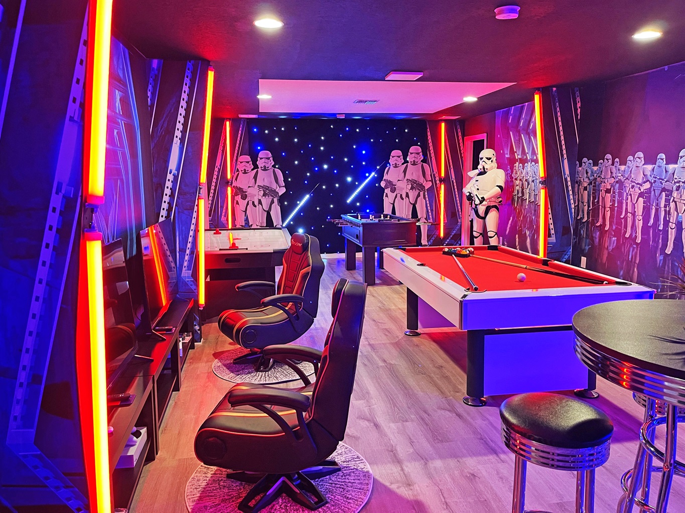 Welcome To Adventure Awaits 5!  Star Wars Theme Game Room