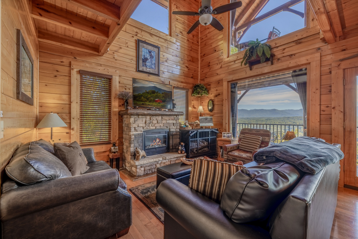 Comfortable furniture in the living room