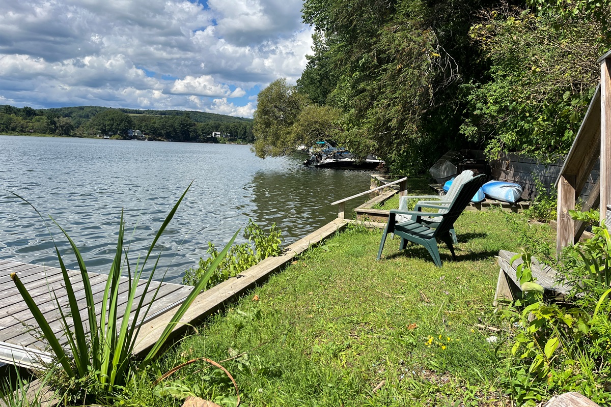 Sit back and relax by the water.