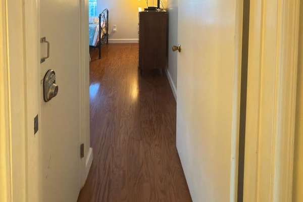 Hallway to the second bedroom