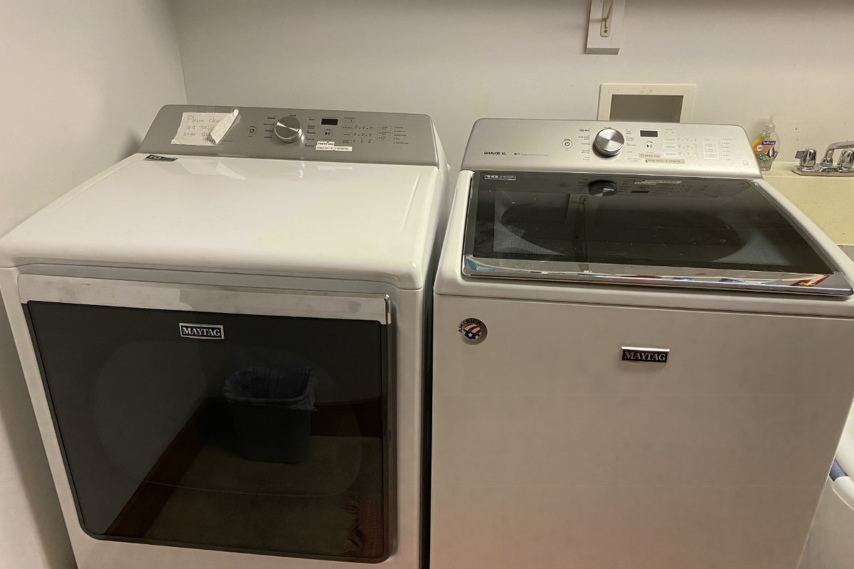 A washer and dryer are available for use during your stay. 