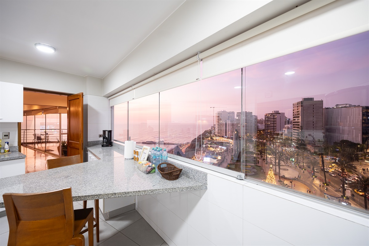 Gourmet Kitchen with a View: Fully equipped and designed so the ocean remains your constant backdrop while preparing your favorite meals