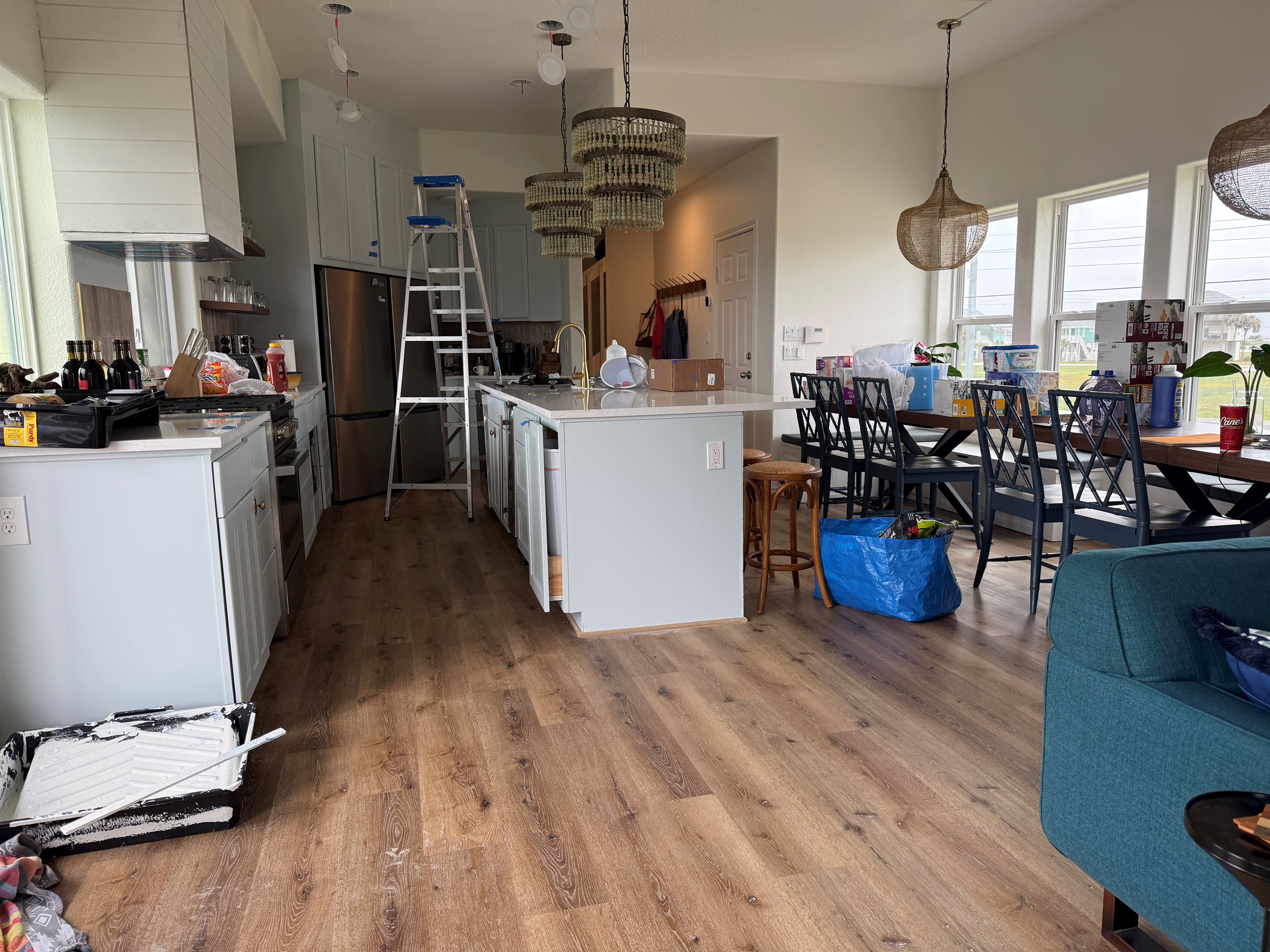 Lots of moving parts in here - Kitchen is always the hub!  And we have planned it to be a fantastic space with everything you need for awesome dinners together. 
