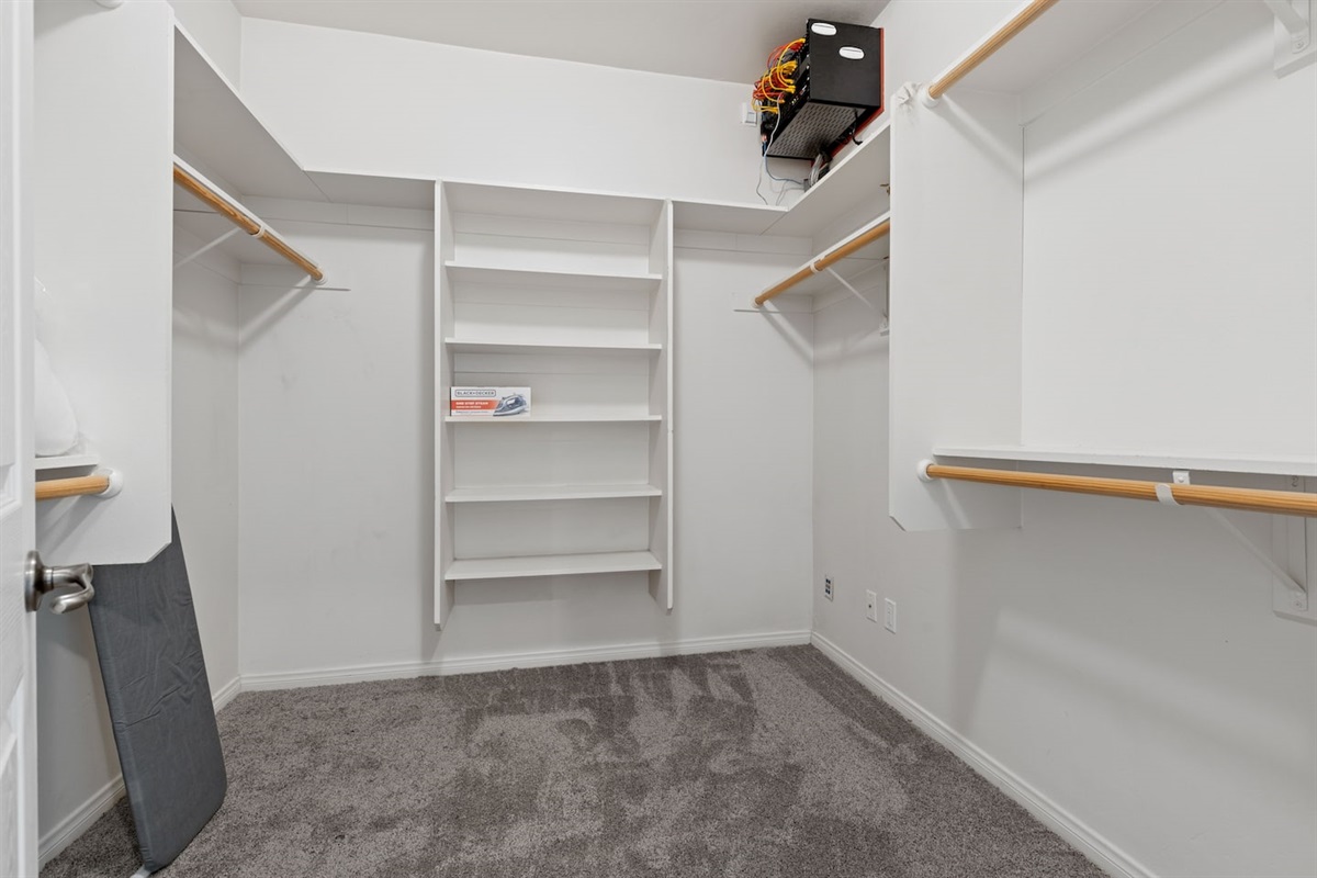 Master closet