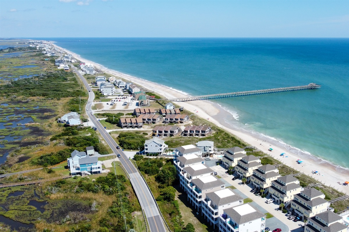 Secluded and quiet location while conveniently located near the Seaview Pier