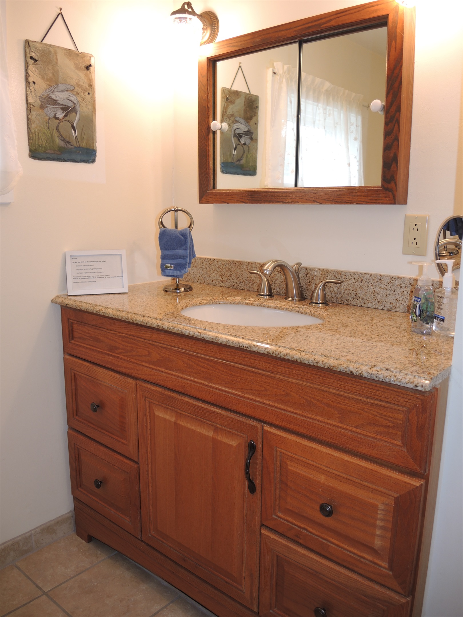 Remodeled bath with shower