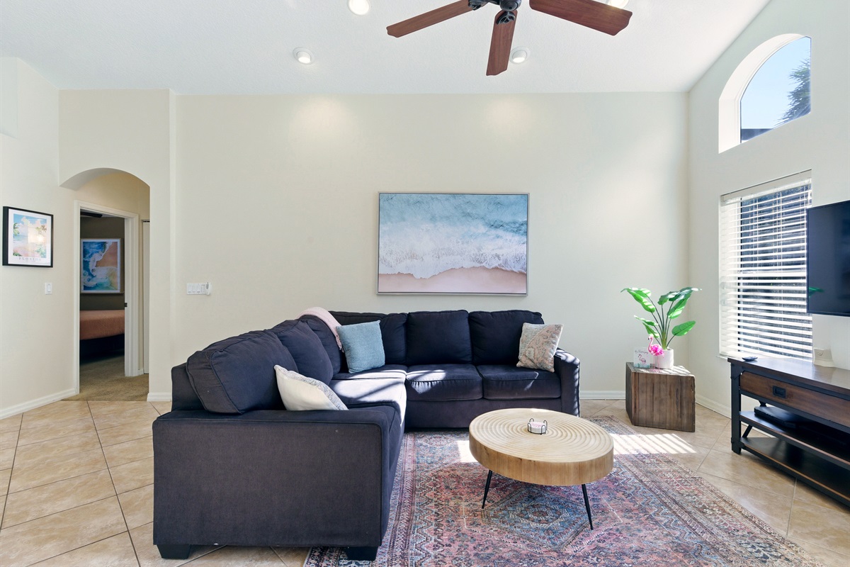 Eastern side of house off kitchen leads to 2 bedrooms