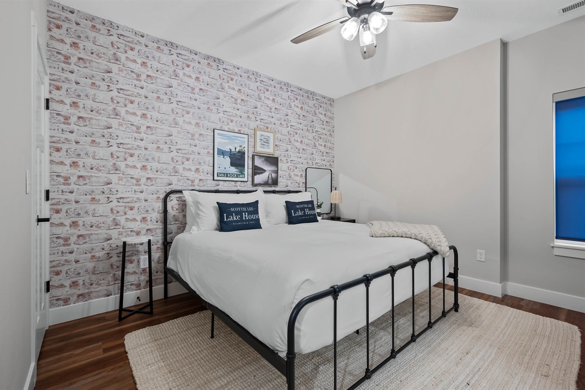 Lower level King #3 with attached bathroom