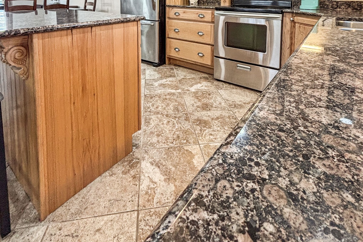 Seating for two at the island