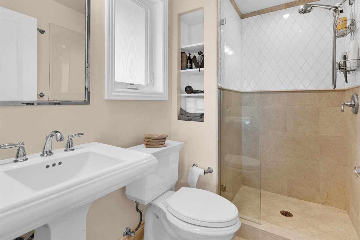 Upgraded bathrooms, fresh and clean!