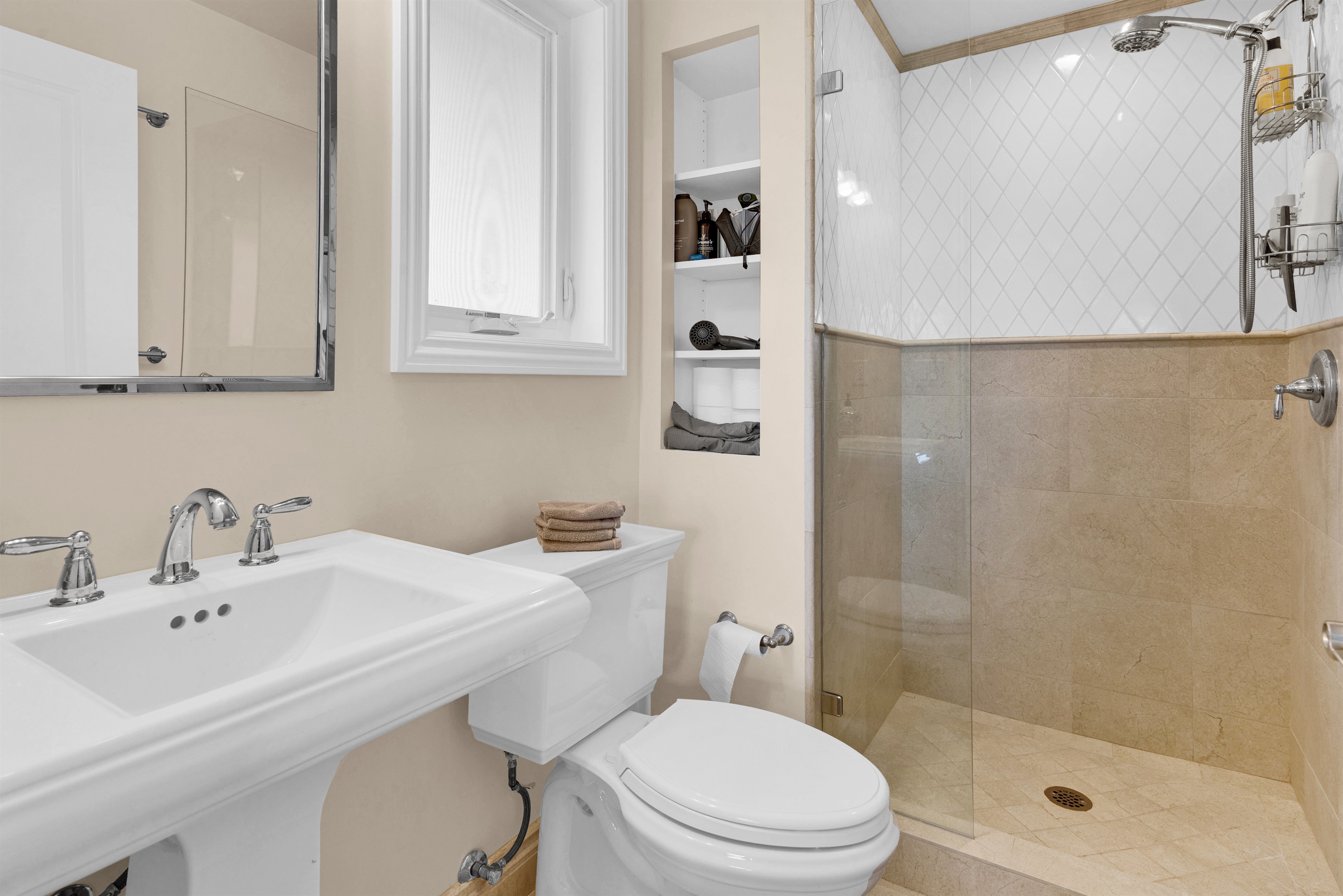 Upgraded bathrooms, fresh and clean!